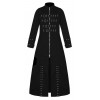 Mens Gothic Trench Coat Pinhead Hell Raiser Vampire Mens Long Coat